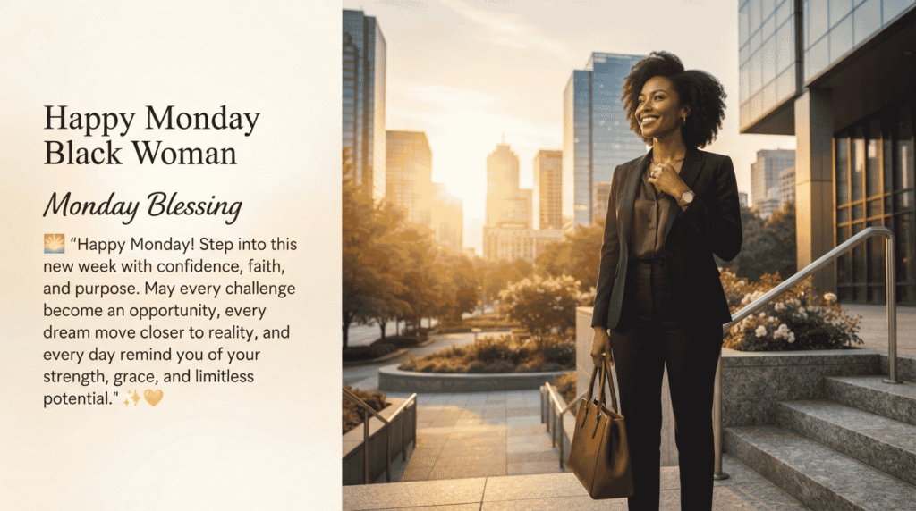 happy-monday-black-woman