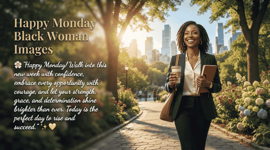 happy-monday-black-woman-images