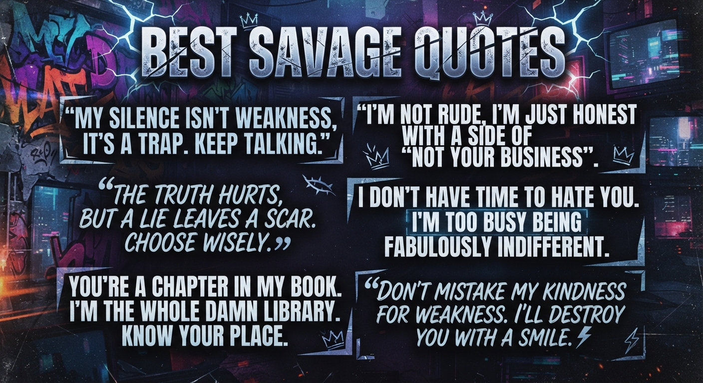 best-savage-quotes